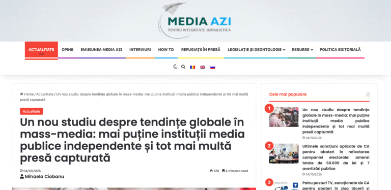 Media Azi Covers MJRC’s State Media Monitor 2025